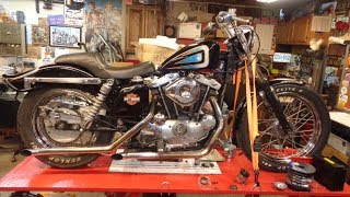 1975 Ironhead Sportster Looking for Trouble and Found It [upl. by Aivitnahs]