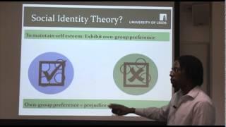 How Far does Social Identity Theory Explain Prejudice pt2 Dr Keon West [upl. by Keith]