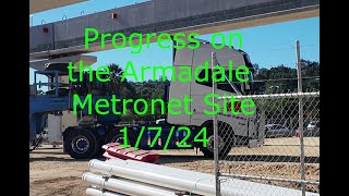 PROGRESS AT METRONET SITE ARMADALE 1 7 24 [upl. by Kannav]