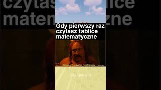 Tablice matematyczne XD shorts memes [upl. by Ominoreg]