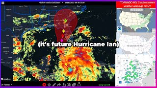 Is Hurricane Ian going to hit as a Major Hurricane A look at the latest forecast track [upl. by Epolenep]