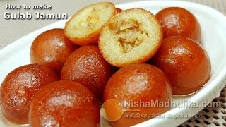 Gulab Jamun recipe  Gulab Jamun Recipe with Khoya or mawa [upl. by Newol]