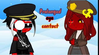 Prolonged eye contact  Countryhumans  meme [upl. by Kassia]