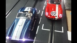 Digital 124 slot car racing Ford vs Ferrari [upl. by Clara]