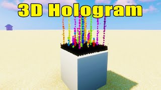 3d Hologram Redstone Minecraft [upl. by Ecinert]