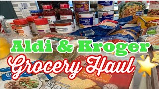 ALDI AND KROGER HAUL [upl. by Gupta]