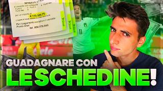 GUADAGNA con le SCHEDINE in modo STATISTICO NO MATCHED BETTING  Guadagnare Online [upl. by Adnor]