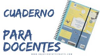 Cuaderno DOCENTE para profesoresas Review finocam [upl. by Blakely]