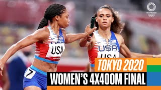 🏃‍♀️ Womens 4x400m Final  Tokyo Replays [upl. by Eeral]