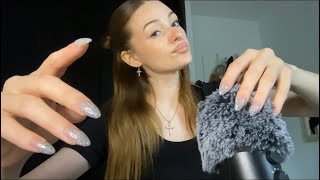 ASMR MASSAGE CRÂNIEN MIC SCRATCHING🤍 avec et sans bonnette [upl. by Larok]