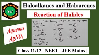 Haloalkanes and Haloarenes  Reaction of Halides  01 [upl. by Goldi626]