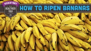 How To Ripen Bananas FAST Mind Over Munch Kickstart 2016 [upl. by Sofer]