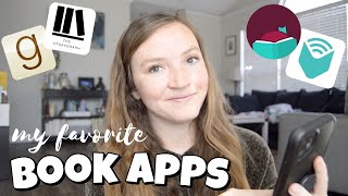 MY FAVORITE BOOK APPS 📚📱  track your reading book recommendations free audiobooks and more [upl. by Nowahs]