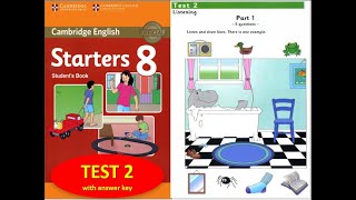 STARTER 8 TEST 2 WITH ANSWER KEY [upl. by Anilatsyrc]