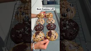 Trying what people say are the best new cookies in LA PT 1 📍baked so cal cookies food [upl. by Charmaine]