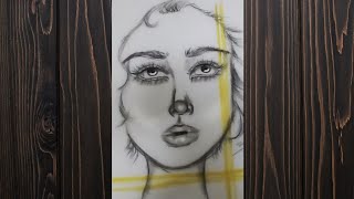 surrealism drawing  رسم بورتريه سهل بالرصاص رسم تعبيري سهل رسم تعبيري حزين معرض الفنون التشكيلية [upl. by Crespo843]