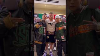 Santa Fe Klan con Canelo Alvarez shorts [upl. by Kecaj263]