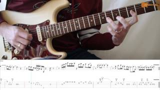 Jeff Beck Blow By Blow Era Style Solo With Downloadable Tab And Backing Track [upl. by Attelahs55]