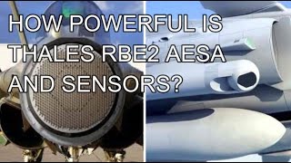 HOW POWERFUL IS THALES ULTRAEFFECTIVE RBE2 AESA amp SENSORS Thales TALIOS RBE2 Rafale SPECTRA [upl. by Nazario]