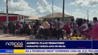 Más de 12 mil migrantes venezolanos ingresaron a Brasil  13 de septiembre de 2024 [upl. by Annej]