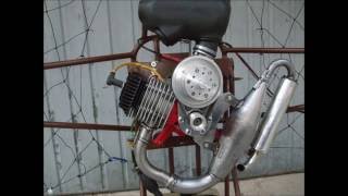 Paramotor homemade two stroke 125cc part1 [upl. by Howlond]