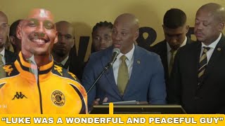 BREAKING  Kaizer Chiefs Honour Late Luke Fleurs By Retiring His Jersey Number [upl. by Leafar]