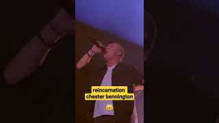 chester bennington reincarnation close your eyes and listen to his voice shortvideo shorts [upl. by Dnalevets]