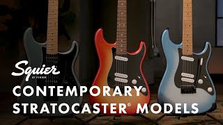 Exploring The Squier Contemporary Stratocaster Models  Fender [upl. by Assetnoc]