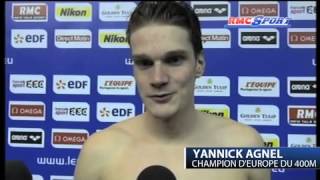 Yannick Agnel champion dEurope du 400m [upl. by Ahseia]