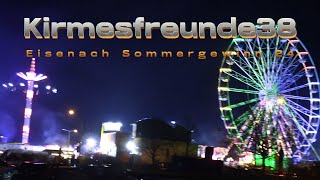 Eisenach Sommergewinn 2024 Rundgang mit Onrides und Impressionen [upl. by Ecnaralc180]