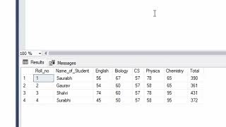 How to create Marksheet in SQL Server in hindi and EnglishCOMPUTEREXCELSOLUTION sql sqlserver [upl. by Leima]