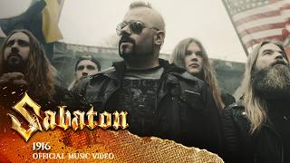 SABATON  1916 Official Music Video [upl. by Einaej]