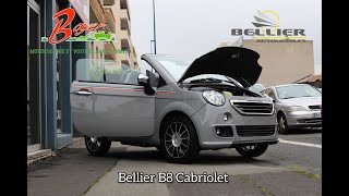 BELIER B8 CABRIOLET  La nouvelle voiture sans permis décapotable  Boyer Motoculture [upl. by Marceau]