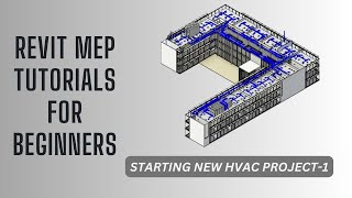 Starting New HVAC Project1  mep revit [upl. by Eelymmij832]