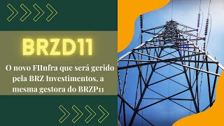 BRZD11 O novo FIInfra que será gerido pela BRZ Investimentos a mesma gestora do BRZP11 [upl. by Leivad]