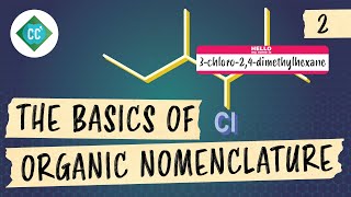 The Basics of Organic Nomenclature Crash Course Organic Chemistry 2 [upl. by Lefkowitz]