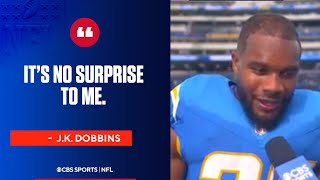 JK Dobbins proud of how he faced adversity since his season ending injury [upl. by Adav910]