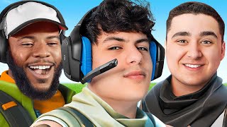 The FUNNIEST Trio In Fortnite Play For FIRST Time HILARIOUS [upl. by Reis]