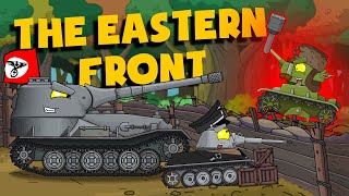 The Eastern front Tank animation  Cartoons about tanks [upl. by Cichocki14]