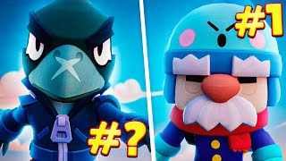 THE BEST 6 SHOWDOWN BRAWLERS in BRAWL STARS [upl. by Luthanen]