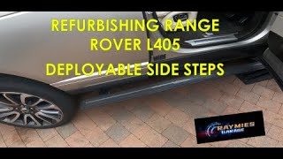 Range Rover L405 Side Steps Refurbishment Part 1 [upl. by Stouffer]