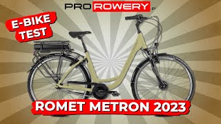 Najlepszy rower elektryczny do codziennego użytku  Romet Metron 2023 [upl. by Silver]