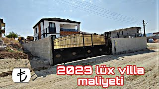 2023 YILI  LÜX VİLLA TOPLAM MALİYET VE TANITIM VİDEOSU [upl. by Leziar]