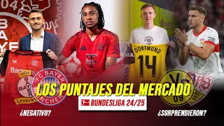 LAS NOTAS DEL MERCADO DE CADA EQUIPO DE LA BUNDESLIGA  ALTAS BAJAS GANADORES Y PERDEDORES [upl. by Patman]