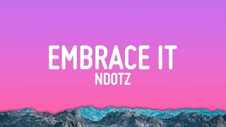 Ndotz  Embrace It Lyrics [upl. by Reamonn207]