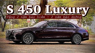 MercedesBenz S450 Luxury 2023 Xe Giao Ngay  Tặng 2 Năm BHVC Và Nhiều Ưu Đãi  Hoan Channel [upl. by Dranel]