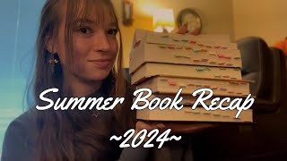 Summer 2024 Reading Update  June  July Book Recap [upl. by Madaras159]