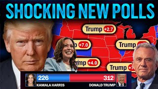 Kamala Harris vs Donald Trump New 2024 Election Map Prediction  End of August Update To Big To Rig [upl. by Machutte564]