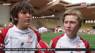 Rugby pour tous au tournoi Sainte Dévote [upl. by Iviv398]