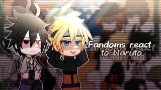 Fandoms react to each other  Naruto  14  lixqr0 [upl. by Urbanus]